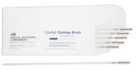 Pap-Pak Cytosoft Cytology Brush 8 Inch Length NonSterile (Case of 500)