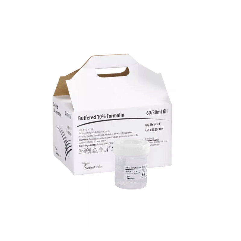 Cardinal Cardinal Health Prefilled Specimen Container, 30 mL Fill in 60 mL (4/CS) 