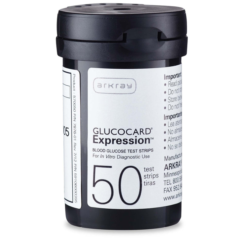 Blood Glucose Test Strips Glucocard 50 Strips per Pack For Glucocard Blood Glucose Monitoring Meter (50/BX) 