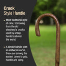Brazos Twisted Oak Traditional Handcrafted Walking Cane, 37-Inch (Each)