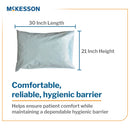 McKesson Pillowcase, Disposable, Standard, Blue, Tissue/Poly, 30 x 21 Inch (Case of 100)