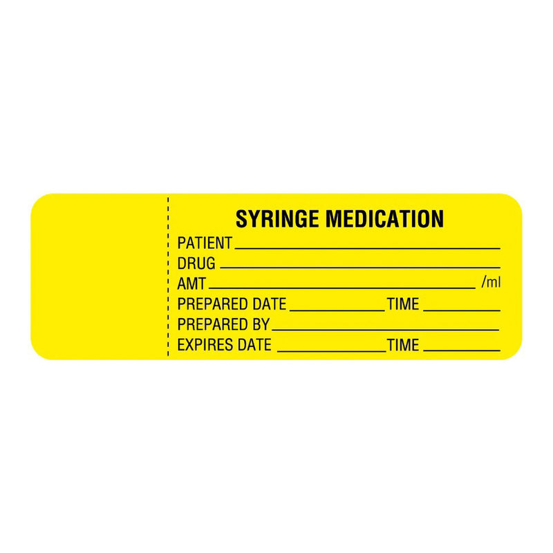 UAL Irrigation Solution/Medication Label, 3 x 1 Inch (Roll of 220)