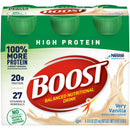 Boost High Protein Vanilla Complete Nutritional Drink, 8 oz. Bottle (Case of 24)