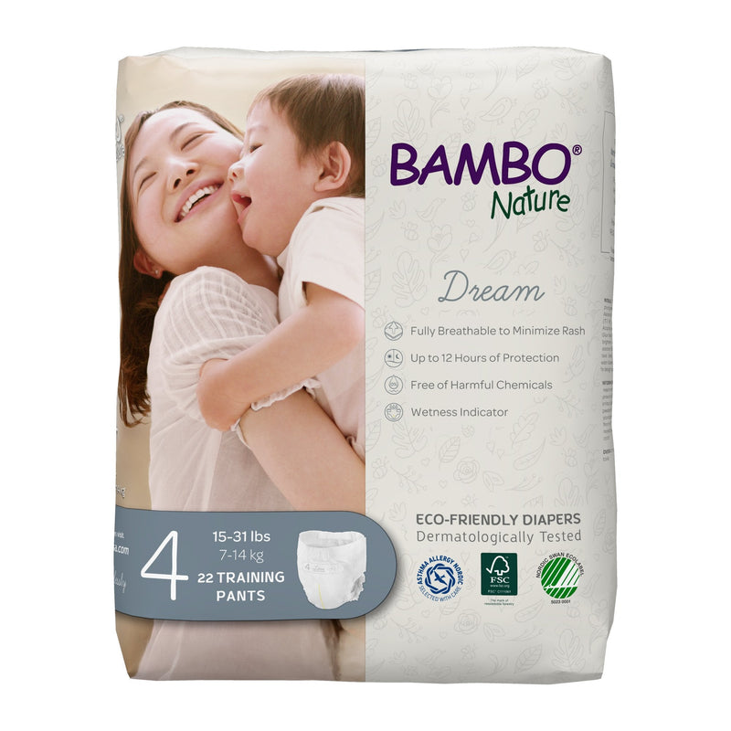 Bambo Nature Dream Training Pants, Size 4 (Case of 110) 
