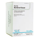 Sion Brands LLC DermaRite Gauze Adhesive Dressing, White, Sterile, 2 x 3¾ inch (50/BX) 