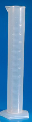 Globe Scientific Graduated Cylinder Pentagonal Base Polypropylene 1,000 mL (32 oz.) 