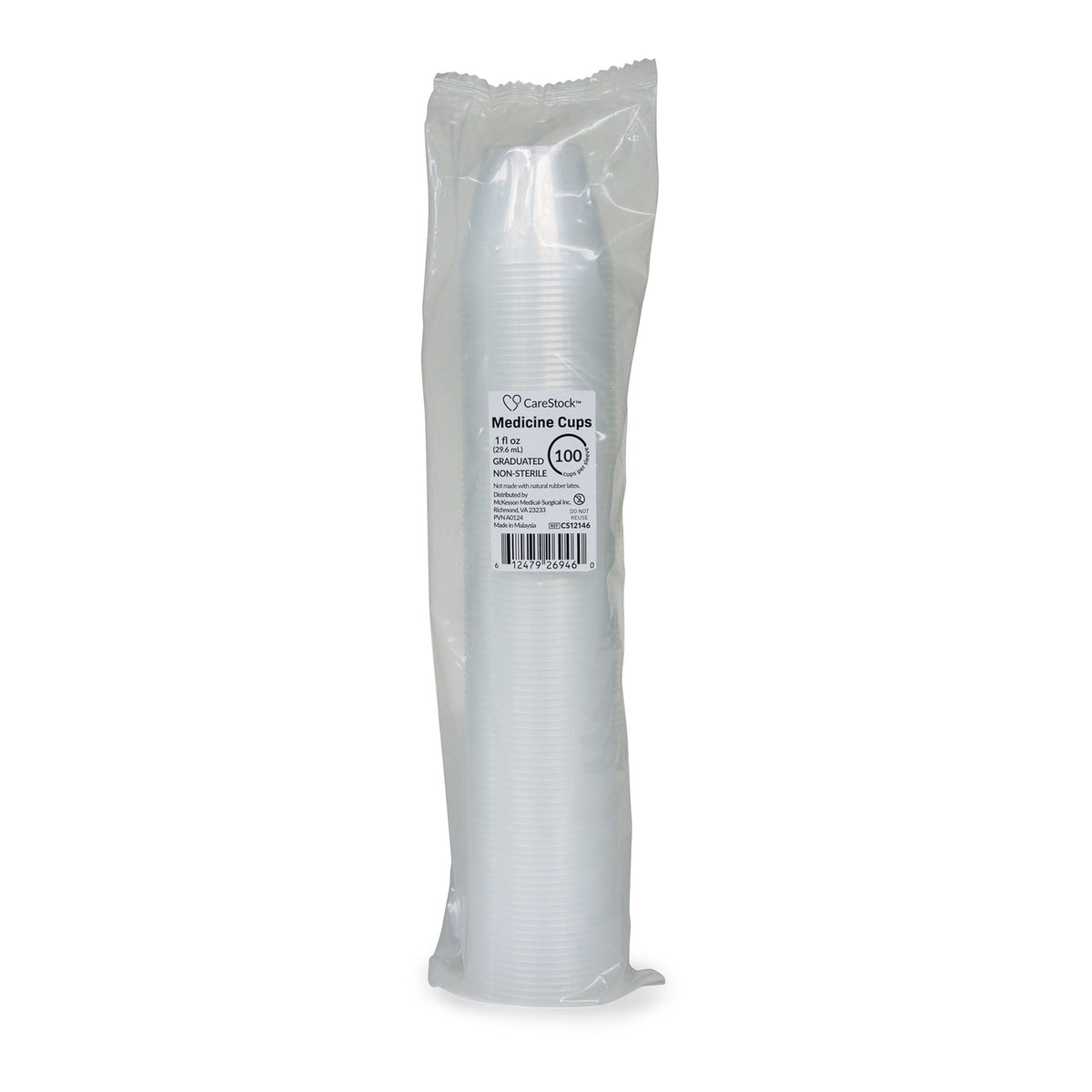 CareStock Translucent Medicine Cup, 1 ounce (Case of 50)