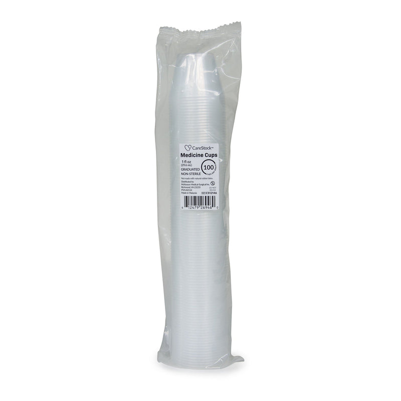 CareStock Translucent Medicine Cup, 1 ounce (Case of 50)