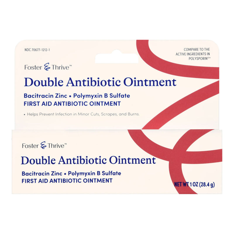Foster & Thrive Double Antibiotic Bacitracin Zinc Polymyxin B Sulfate Ointment (Each)