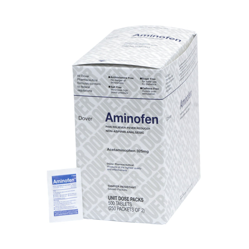 Aminofen Acetaminophen Pain Relief (Box of 250)