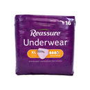 Reassure Maximum Absorbent Underwear, Women, Medium – Heavy Absorbency, X-Large (16/BG)