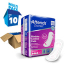 Attends Discreet Women's Moderate Bladder Control Pad, 10.5-Inch Length (Case of 200)