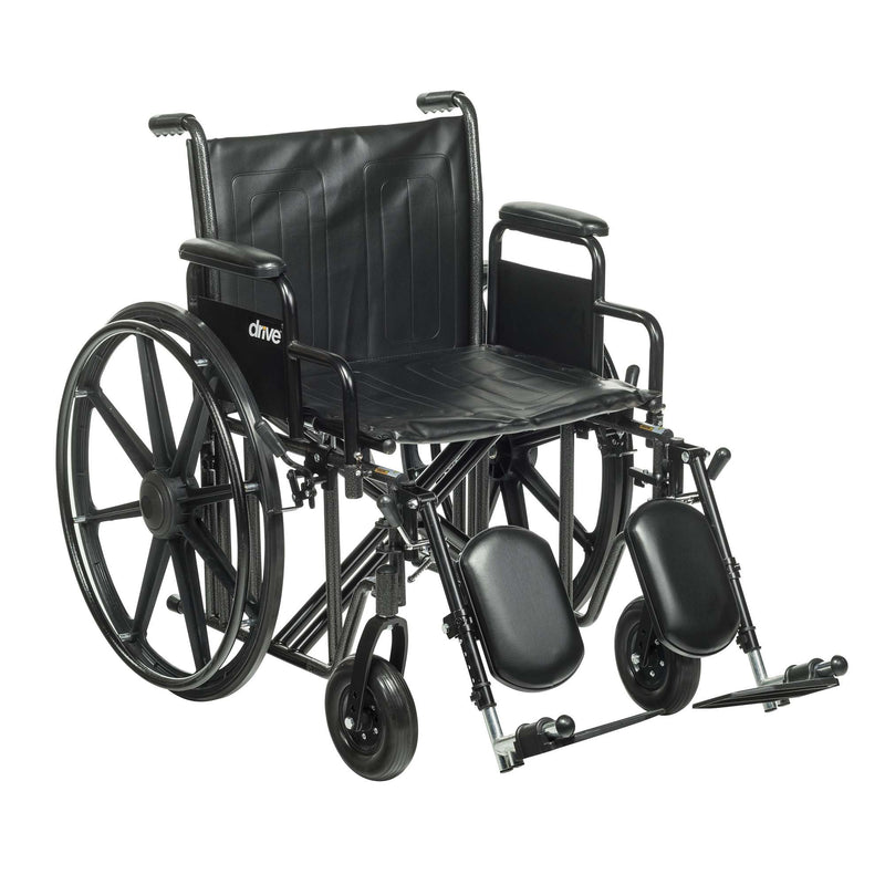 drive Sentra EC HD Bariatric Wheelchair, 20-Inch Seat Width (Each)