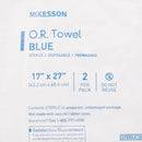 McKesson Sterile Blue O.R. Towel, 17 x 27 Inch (Case of 40 Packs)