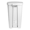 McKesson Waste Can with Step-On Pedal, White, 15.16 x 14.76 x 26.57 Inch (Case)