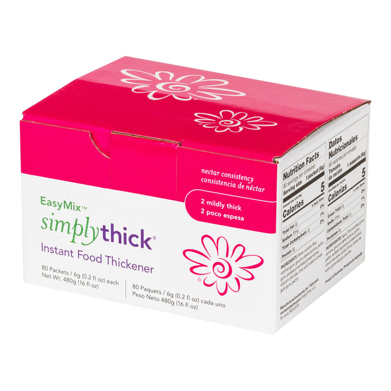 SimplyThick Easy Mix Nectar Consistency Food and Beverage Thickener (Case of 80)