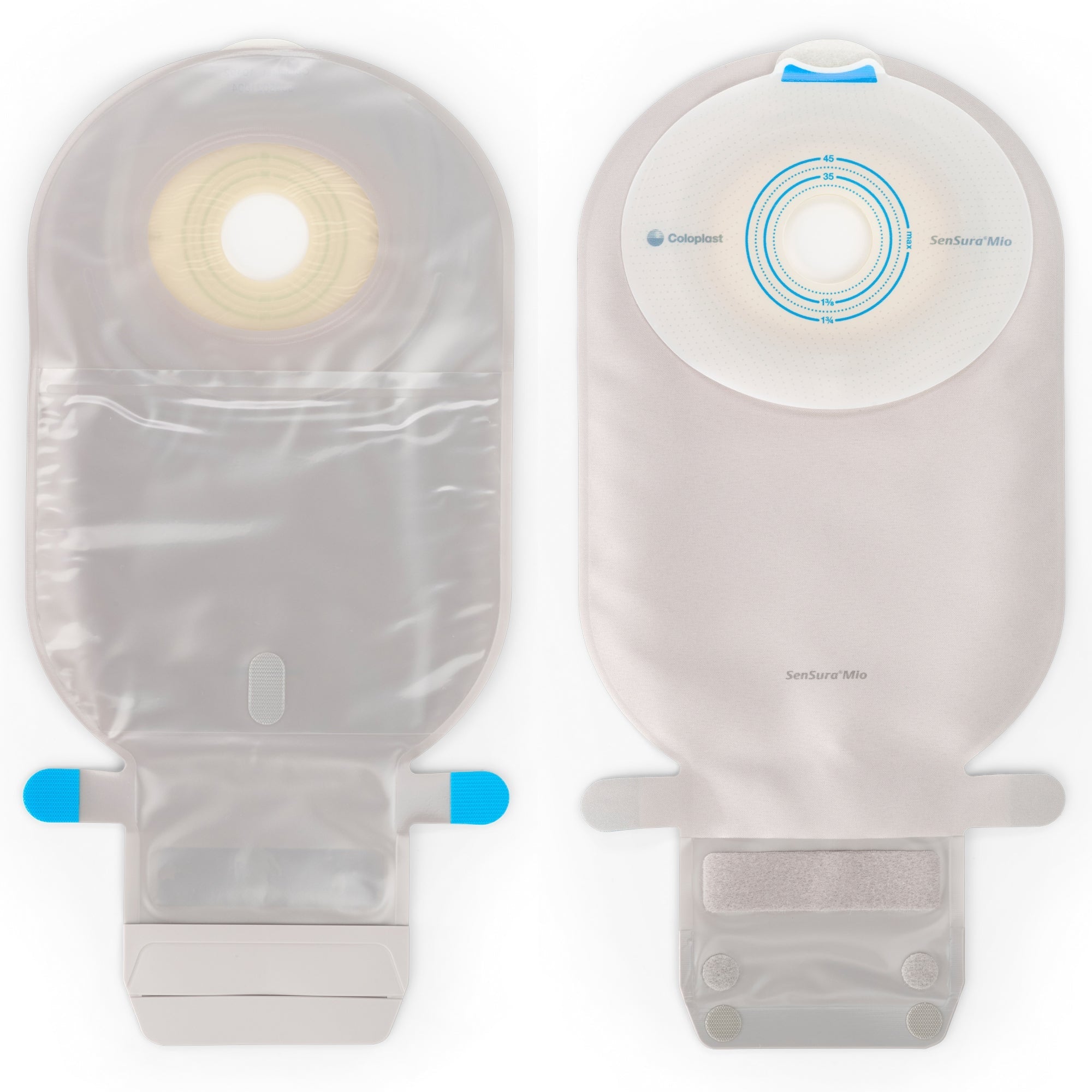 Coloplast SenSura Mio Flat 1-Piece Transparent Ostomy Pouch, 25mm Stoma (10/BX) 