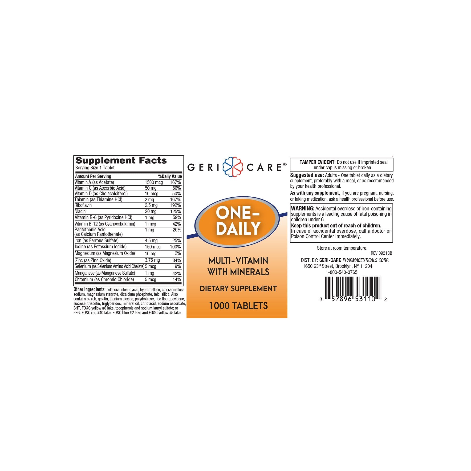 Geri-Care Geri-Care Acetaminophen Pain Relief (12/CS) 