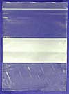 ZIP BAG CLEAR 8X10 2M WHTBLOCK 2M 1000/CS