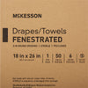 McKesson Sterile Poly Lined Towel Drape, 18 x 26 Inch (Case of 300)