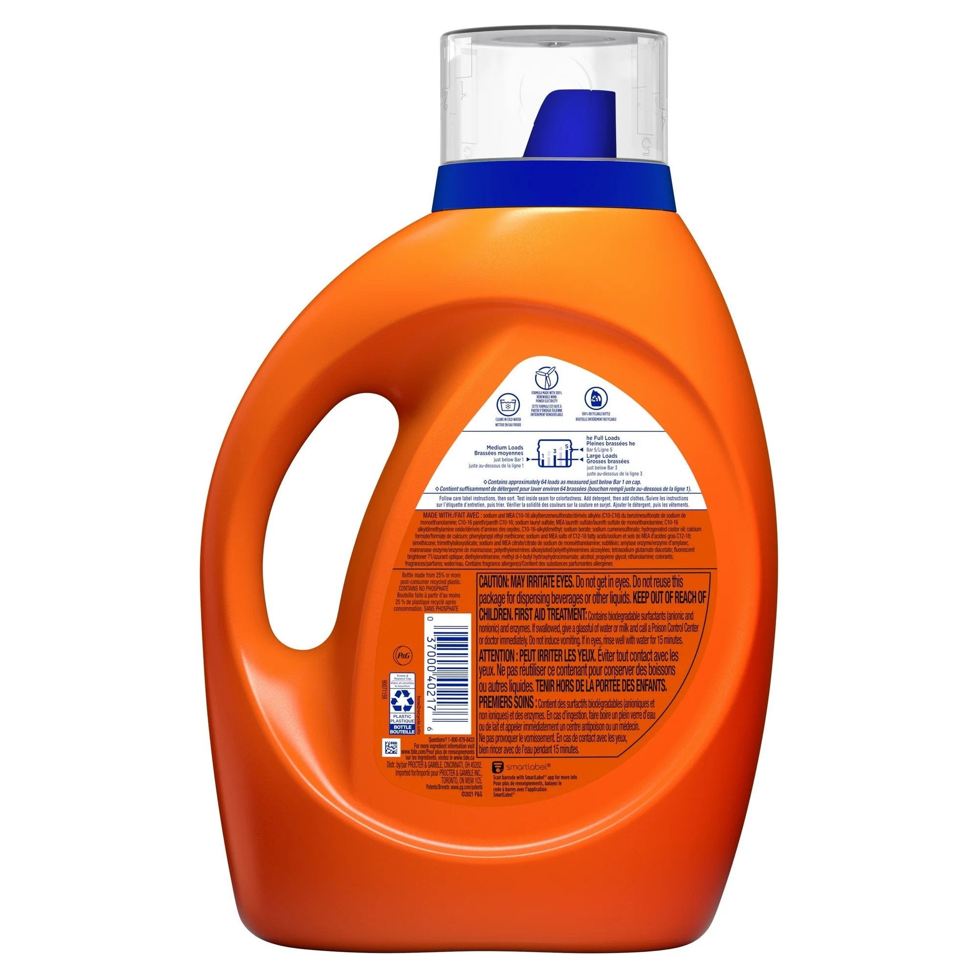 Essendant Co/United Stationers Tide HE Original Laundry Detergent, 92oz. (4/CS) 