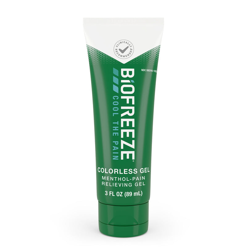 Biofreeze Menthol Pain Relieving Colorless Gel (Case of 24)
