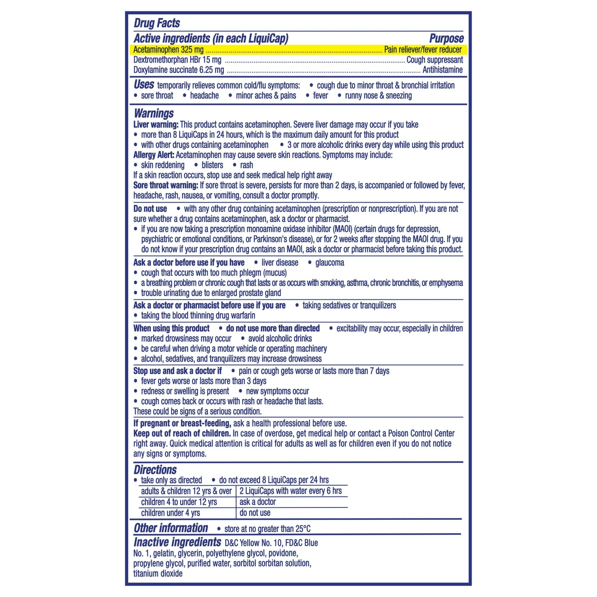 Procter & Gamble Vicks NyQuil Cold & Flu LiquiCaps 