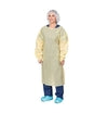 GOWN PRECEPT ISO OVRHD W/THMBLP YLW UNI NONST 10/BG 10BG/CS