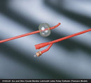 CATHETER FOLEY COUDE 18FR RED30CC BALLOON LATEX 12/CS