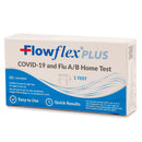 Flowflex Plus COVID-19 and Flu A/B Home Test (Case of 288)