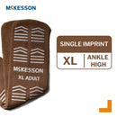 McKesson Slipper Socks, Single Tread, Extra Large, Brown (Case of 48 Pairs)