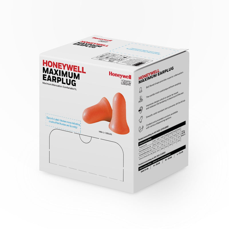 Ear Plugs MAXIMUM Cordless One Size Fits Most Orange 