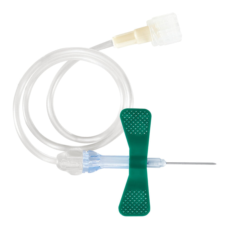 Infusion Set SafeTouch 21 Gauge 3/4 Inch 12 Inch Tubing Without Port 
