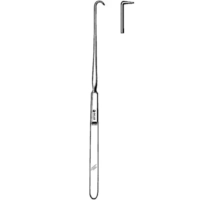 Sklar Emmett Fistula Hook - 9", Angled 90° (Style