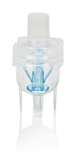 Handheld Nebulizer Kit with Filter AirLife Misty Max 10 Small Volume Medication Cup Adult / Pediatric Mouthpiece Delivery 