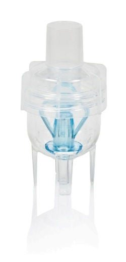 Handheld Nebulizer Kit with Filter AirLife Misty Max 10 Small Volume Medication Cup Adult / Pediatric Mouthpiece Delivery 