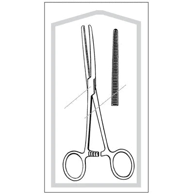 Econo Sterile Rochester-Pean Hemostatic Forceps - 7-1/4", Curved, Disposable, CS 25 - 96-3008 