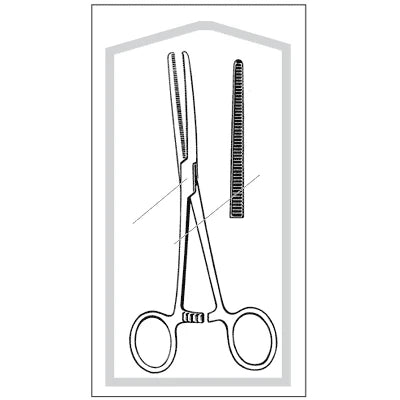 Econo Sterile Rochester-Pean Hemostatic Forceps - 7-1/4", Curved, Disposable, CS 25 - 96-3008