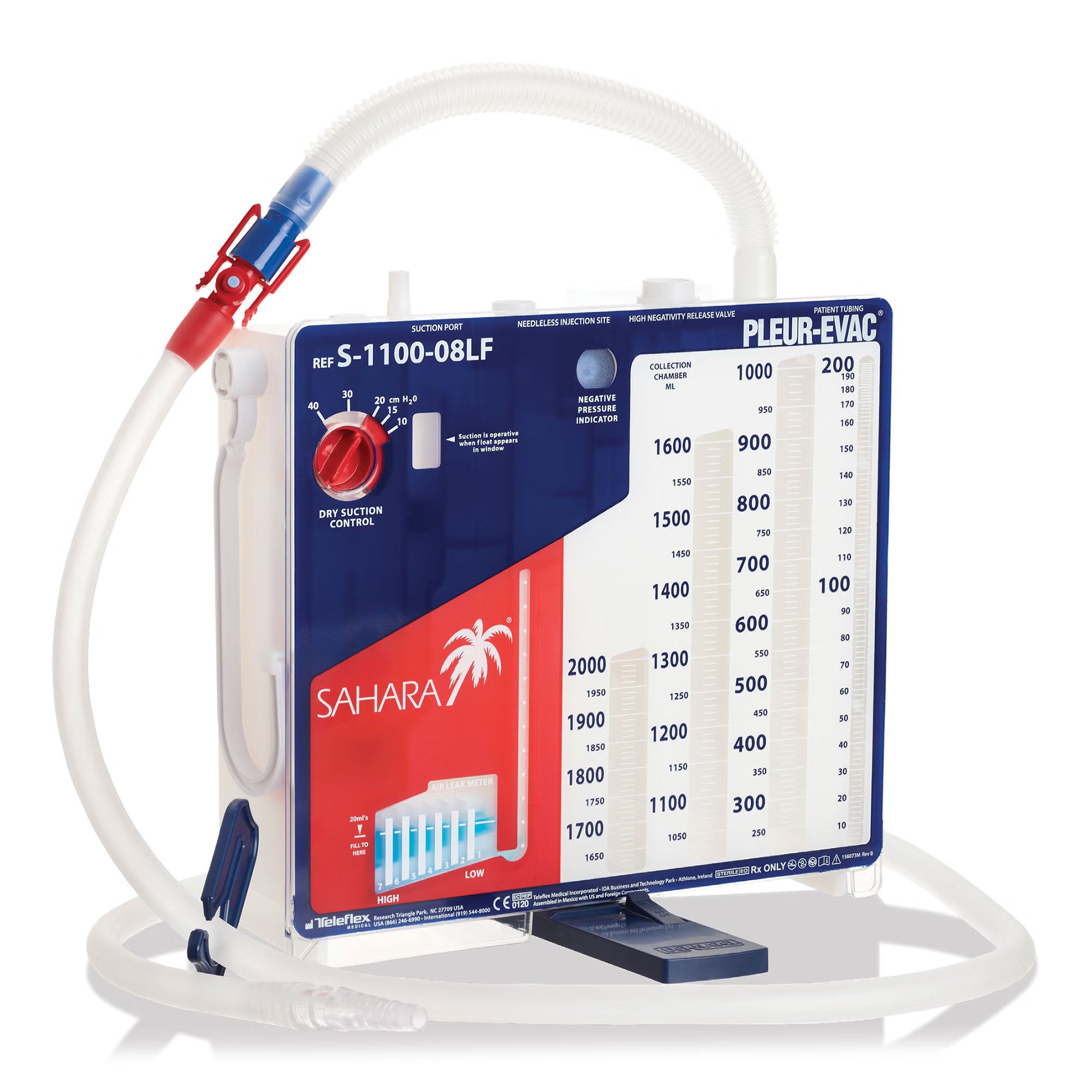 Chest Drain System Pleur-evac S - 1100 Sahara 2500 mL (Case of 6)