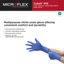Microflex Medical Microflex Cobalt Nitrile Exam Glove, Medium, Blue (1000/CS)