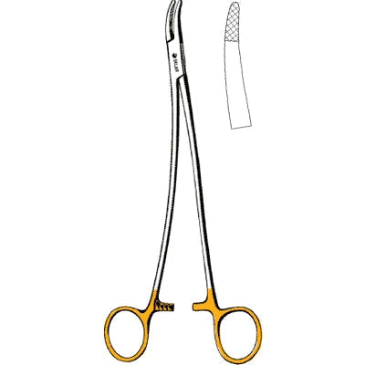 Sklar TC Stratte Needle Holder - 9", Curved, Serrated - 21-8065 