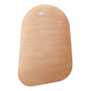 New Image 2-Piece Transparent Ostomy Pouch, Pre-cut to Fit 44 mm Stoma, Green (Box of 60)