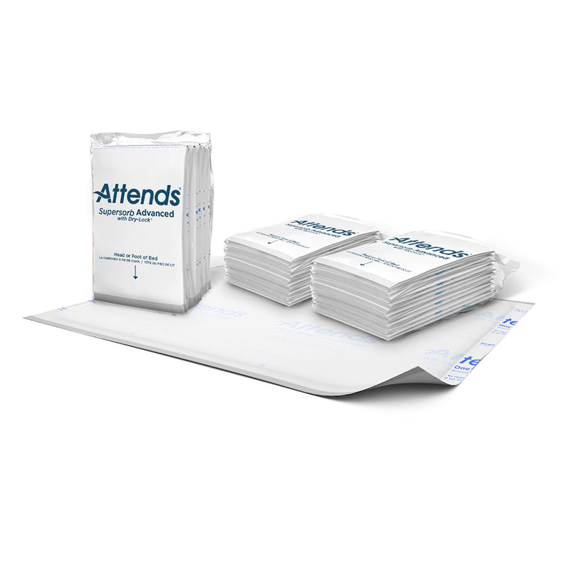 Attends Supersorb Advanced Premium Underpad, 30 x 36 Inches (Case of 60)