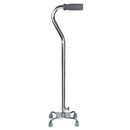 McKesson Offset Quad Cane, Chrome (Case of 4)
