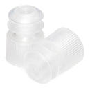 McKesson Flanged Plug Cap, Colorless, Polyethylene, for 12 mm Tubes (Bag of 1000)