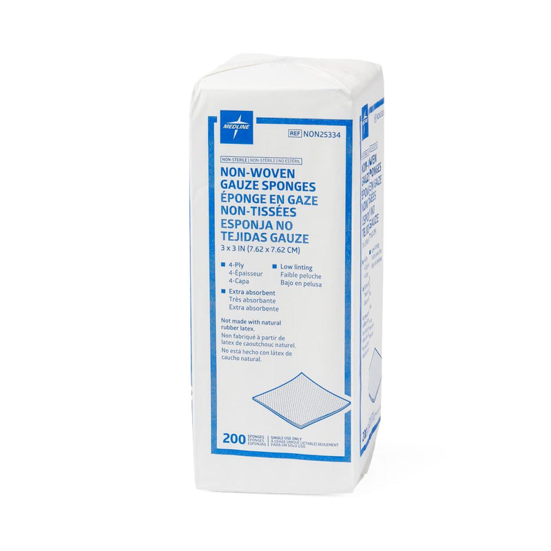 Avant Gauze Nonwoven Sponge, 3 x 3 Inch, 4-Ply (Case of 4000)