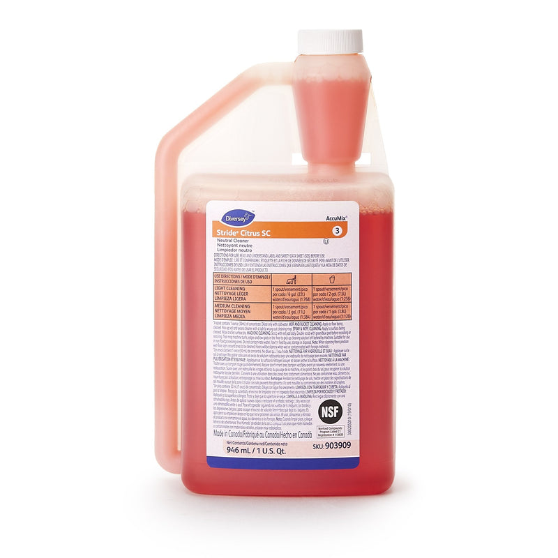 Essendant Co/United Stationers Surface Disinfectant Cleaner Diversey Virex II 256 Quaternary Based Manual Pour Liquid 32 oz. Bottle Mint Scent NonSterile (6/CS) 