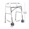 McKesson Steel Bariatric Folding Walker, 32 – 39 Inch Height (Case of 2)