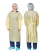 GOWN SMS OTH XLW/ ELSTIC WRST YW 100/CS