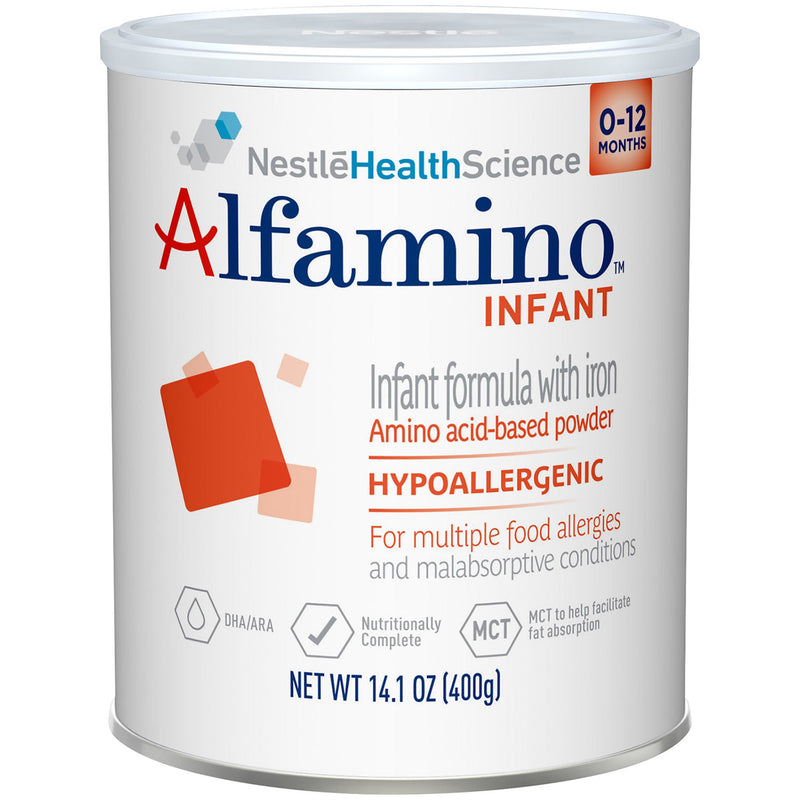 Alfamino Powder Amino Acid Based Infant Formula with Iron, 14.1-ounce can (Case of 6)